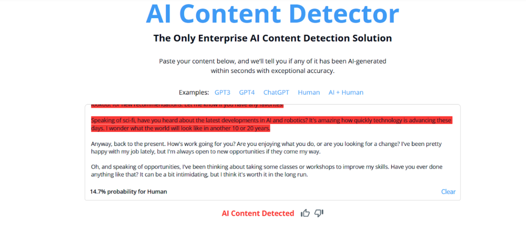 AI Content Detector